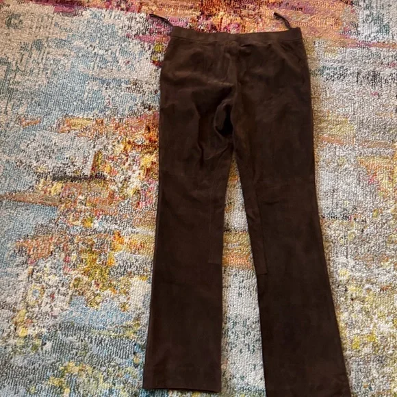 Ralph Lauren Chocolate Suede Trousers